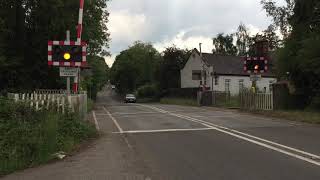 New Barriers Desford Level Crossing Leicestershire Monday 15062020 [upl. by Retrak]