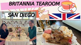 Britannia Tearoom in San Diego tearoom sandiego sandiegofoodie tearoom britanniatearoom [upl. by Fredel458]