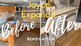 Jayco Expanda Makeover Renovation Before and After [upl. by Jecho]