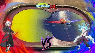 Astral Spriggan VS Guilty Longinus  Shu VS Lui  Beyblade Burst Tetra Stadium [upl. by Sivar]