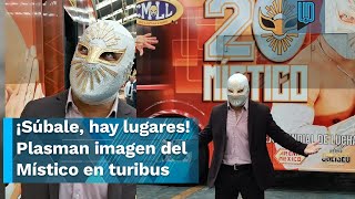 🤼‍♂️🔥 ¡Súbale hay lugares Místico es inmortalizado en un Turibus por su 20 aniversario 🚌 [upl. by Aryc]