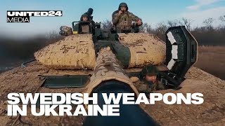 Swedish Weapons on the Ukrainian Frontline Archer Strv 122 and CV90 in Action [upl. by Ocsisnarf]