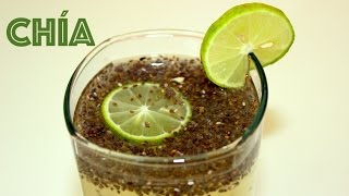 Agua de limon con semillas de chia  La receta de la abuelita [upl. by Cheri]