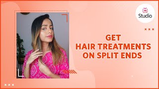 How To Get Rid Of Split Ends Hair  Treatment for Split Ends Shorts  Myntra [upl. by Karil439]