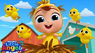 Little Yellow Chickadee  Where is Baby John  Little Angel Kids Songs amp Nursery Rhymes [upl. by Elletsyrc402]