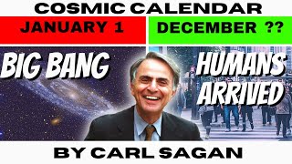 Cosmic Calendar by CarlSagan Universe TIMELINE in 365 days [upl. by Nabi]