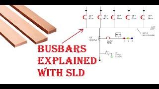 Electrical Busbar explained with SLD Single Line Diagram [upl. by Zurek480]