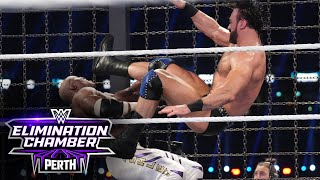 Men’s Elimination Chamber Match WWE Elimination Chamber 2024 highlights [upl. by Luisa581]