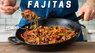 Easy Weeknight Steak Fajitas  WEEKNIGHTING [upl. by Olegnaed]