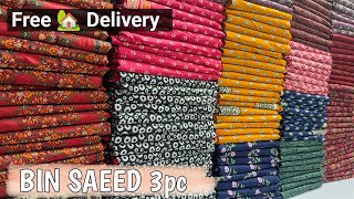 Original Bin Saeed  Bin Saeed Lawn 2024 New design  Bin Saeed wholesale [upl. by Waldo]