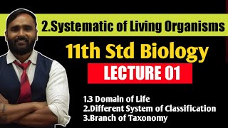 11th BIOLOGY  2Systematic of LIVING Organism Lecture 1 3 Domain of Life  PRADEEP GIRI SIR [upl. by Ciccia975]