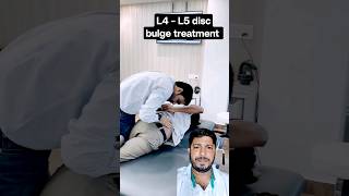 Treatment for L4L5 disc bulge discbulge chiropractor physiotherapy doctor neet legpain [upl. by Aneri]