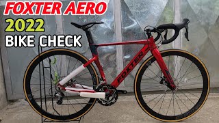 FOXTER AERO 2022  PRICE AND SPECS WEIGHT  LATEST AERO ROADBIKE NI FOXTER [upl. by Belinda]