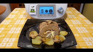 Polpettone di carne con funghi e patate per bimby TM6 TM5 TM31 [upl. by Fein]