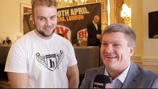 RICKY HATTON amp HEAVYWEIGHT CHARGE NATHAN GORMAN ON BOXNATION LINK amp REUNITED W NAS amp FRANK WARREN [upl. by Nylac230]