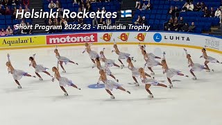 Helsinki Rockettes  Short Program 202223  Synchronized Skating  Finlandia Trophy 🥇 [upl. by Ahsirat]