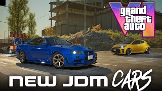 GTA 6 Online  New JDM Cars [upl. by Namref]