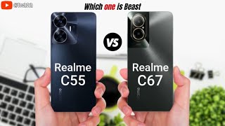 Realme C55 vs Realme C67 Full Comparison  techorh [upl. by Leahpar165]