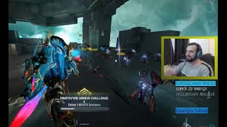 Warframe Protovyre Armour Sentient Kills Farm Best Location  Simulacrum Cheese Patched [upl. by Hevak]