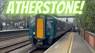 A few trains at Atherstone Station 110323 [upl. by Buller]