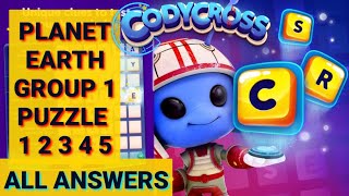 CodyCross Answers Planet Earth Group 1 Puzzle 1 2 3 4 5 Crossword [upl. by Garneau276]