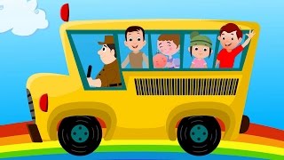 The wheels on the bus  nursery rhymes  kids songs  baby rhymes [upl. by Wanonah685]