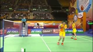 Hong Kong Open 2012  Tian Qing amp Zhao Yunlei vs Wang Xiaoli amp Yu Yang [upl. by Hazrit]