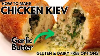 How to Make CHICKEN KIEV  Gluten amp Dairy Free Options  LOW FOD MAP Recipe  Garlic Butter [upl. by Pascale]