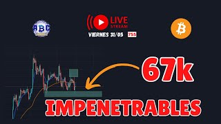 NO CAE MIENTRAS SE SECAN LOS BITCOINS 🚀  Análisis del precio de Bitcoin en vivo V755 [upl. by Farlie191]