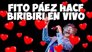 FITO PÁEZ HACE BIRIBIRI EN VIVO [upl. by Enirol234]