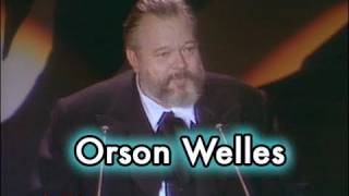 Orson Welles Accepts the AFI Life Achievement Award in 1975 [upl. by Peterus515]