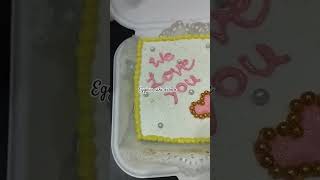 Bento cake youtubeshorts cake newreel anniversary squre bento butterscotch yummy viralshort [upl. by Dulcea]