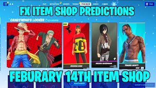 February 14th 2024 Fortnite Item Shop CONFIRMED  Fortnite Early Item Shop Prediction February 14th [upl. by Drahser]