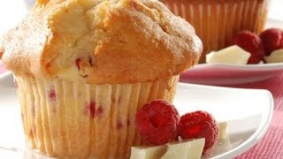 Muffins de Frambuesa y Chocolate Blanco [upl. by Olim]