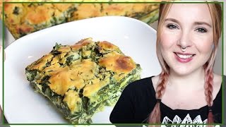 VEGANE SPINATLASAGNE  der Klassiker rein pflanzlich amp mit frischem Spinat [upl. by Mctyre]