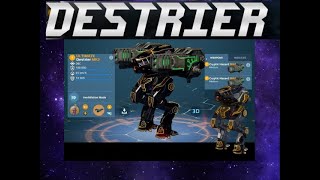 Ultimate Destrier war robots gameplayMBRO999 [upl. by Kennie]