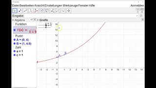 Logistisches Wachstum  Lösung mit GeoGebra [upl. by Bainter]