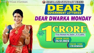 LOTTERY SAMBAD DEAR 1 PM 25122023 NAGALAND LOTTERY LIVE DEAR LOTTERY LIVE LOTTERY SAMBAD [upl. by Ramalahs]