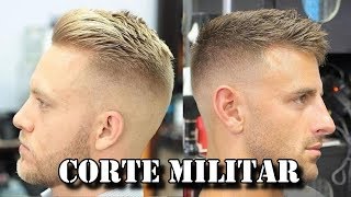 Corte MILITAR 💈✂ Corte de CABELO CURTO Masculino [upl. by Ahsap]