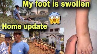 Home Update Started Build The Wall  My Foot Is Swollen 😢 Pema’s Channel [upl. by Stevenson503]