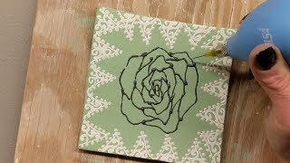 Underglaze Demonstration on greenware using dot painting techniques [upl. by Aiclef340]