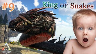 FINALLY I Tame KING OF SNAKES BASILISK😱😍 in ARK Survival Fjordur  Episode 9 [upl. by Yellhsa]