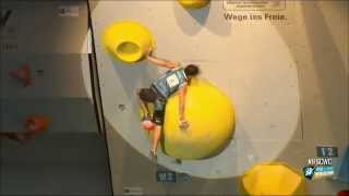 IFSC Boulder World Cup 2014  Hard Boulder Moves 1 [upl. by Evalyn122]