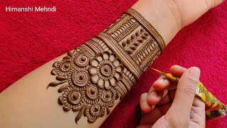 Eid special mehndi designs front hand  mehandi ka design mehandi design  mehndi ke design  mehndi [upl. by Kirsten101]