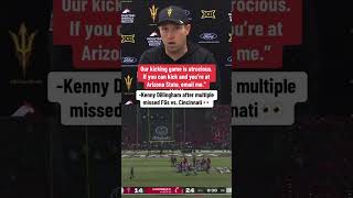 Arizona State is holding kicking tryouts on Monday 😳 via ChrisKarpmanX sundevilsourcevideo9950 [upl. by Millburn655]