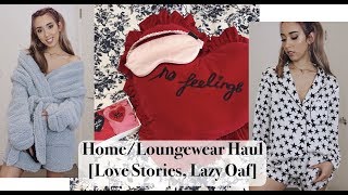 睡衣便服 開箱 Loungewear Haul ft Love Stories Lazy Oaf [upl. by Anelram]