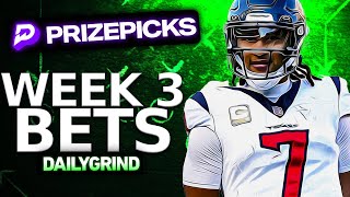 Top PrizePicks NFL Week 3 Plays  Best Props amp Value Picks [upl. by Annahsit]