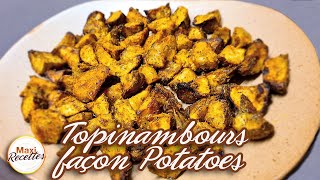 Topinambours façon Potatoes  Recette Facile et Rapide [upl. by Eenor]