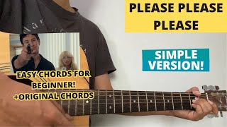 Please Please Please  Sabrina Carpenter Guitar Tutorial Easy amp Original Chords VIRAL [upl. by Camus]