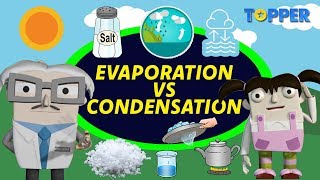 Evaporation and Condensation  Class 6th Chemistry [upl. by Ellirpa]